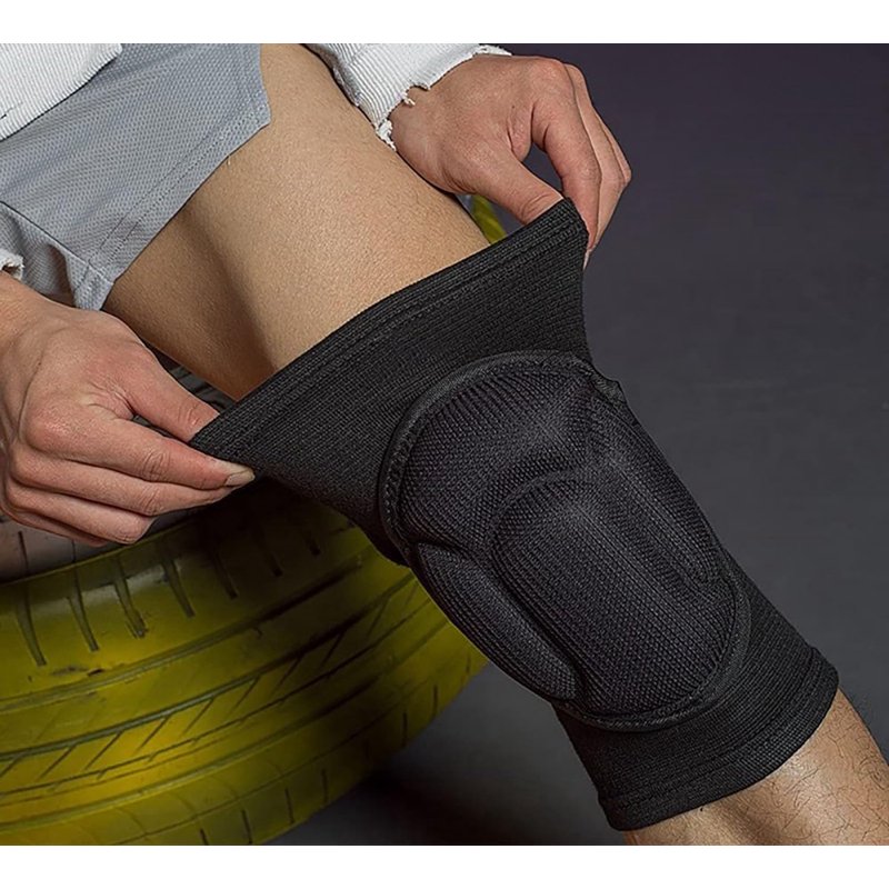 Protective Knee Pads for Men Women - Thick Elastic Sponge Support for Garden, Sports, Climbing, Housework, Dancing, Volleyball