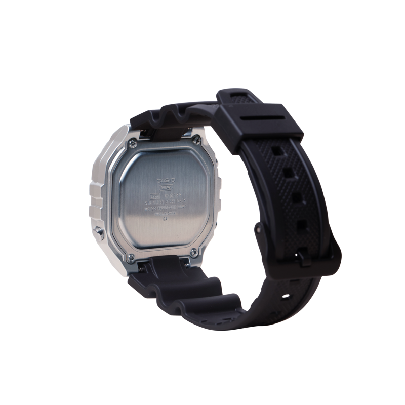 Casio Men's Digital Octagon Wristwatch 7-Year Battery 50M Water Resistance LED Backlight Stopwatch