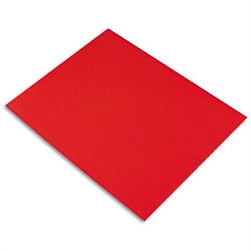 4-Ply Railroad Board - 22x28 Inches, Red, Pack of 25 - Art & Construction