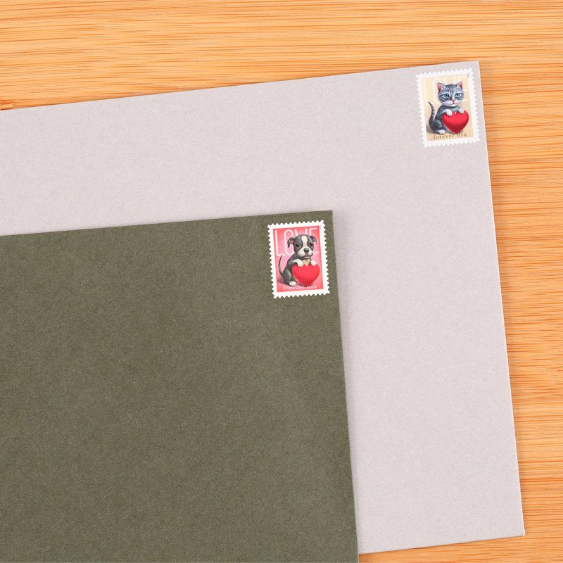 USPS Forever Postage Stamps Love 2023 Sheet of 20 Valentine Pet Wedding Celebration