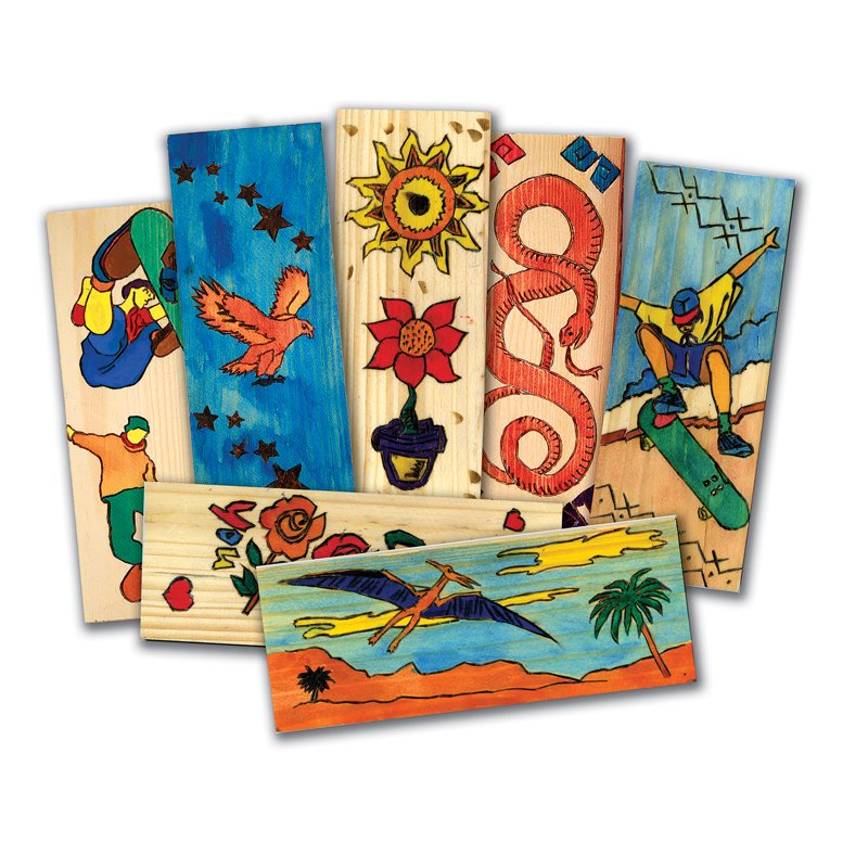 Multi-Color Wood Burning Kit for Teens Ages 14+ - Art & Crafting Tools