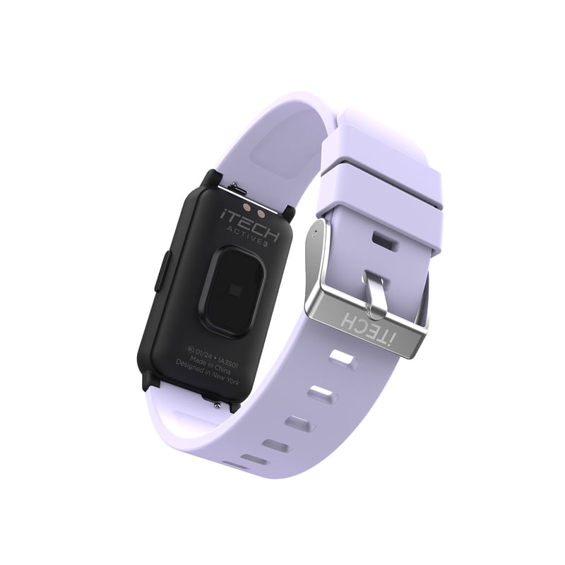 Unisex Fitness Tracker Smartwatch with Silicone Strap - Heart Rate & Activity Monitoring