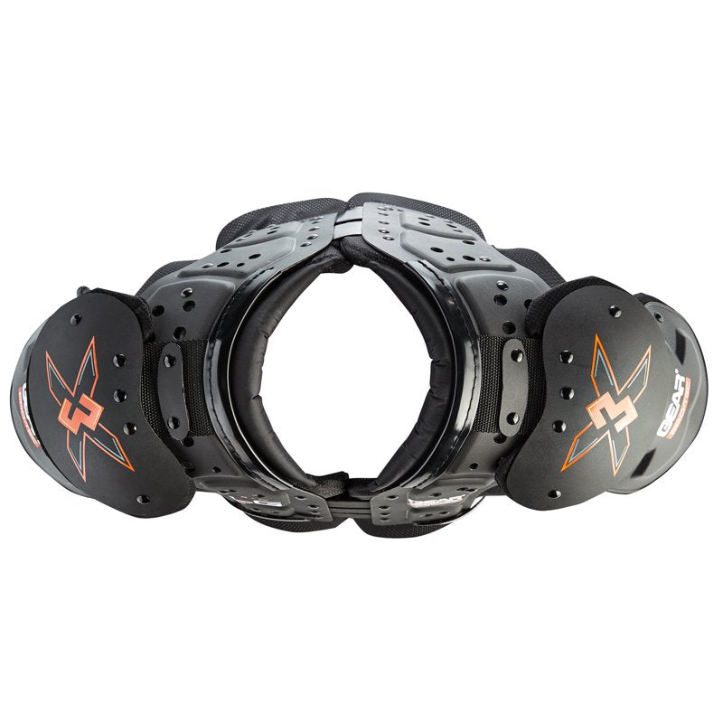 Youth Football Shoulder Pads - Ventilated, Low Profile, Rigid Chest Protection