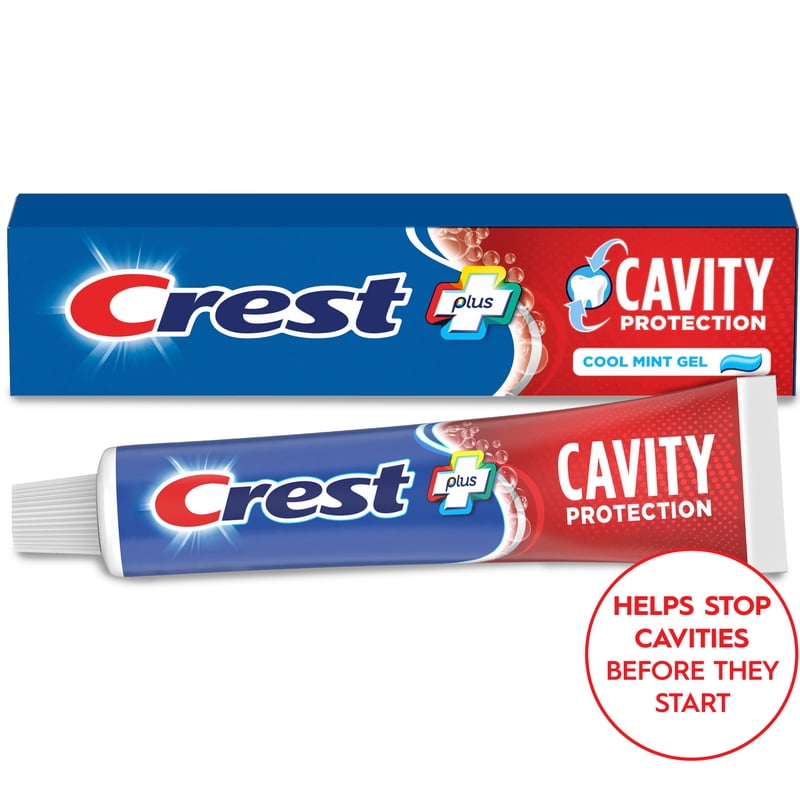 Cavity Protection Toothpaste Gel - Cool Mint, 5.7 oz, Multi-Pack