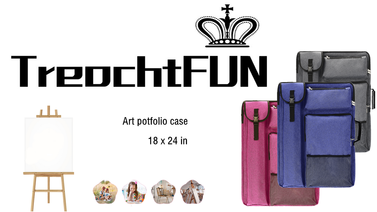 Artist Backpack for 18x24 Artworks and Supplies - Waterproof, Multi-Compartment