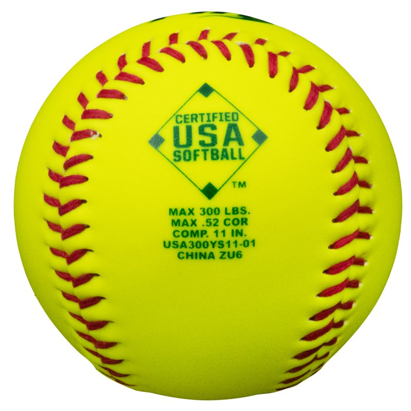 USA Slowpitch Softballs - 1 Dozen, 11 or 12 Inch, ASA Certified