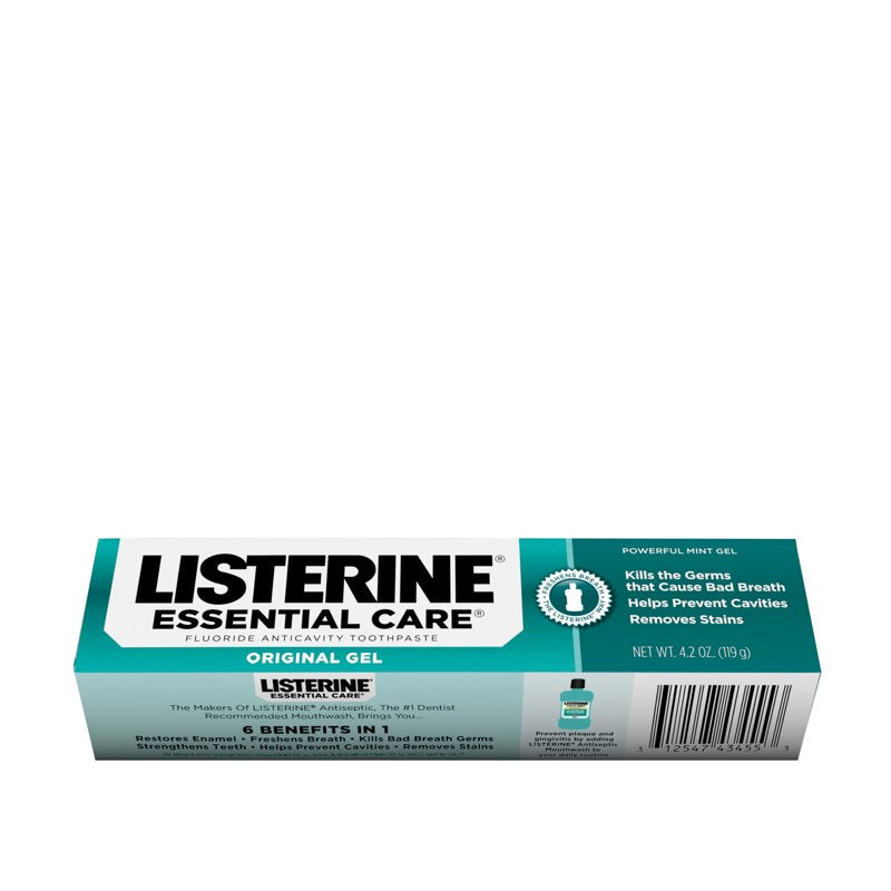 Multipack Fluoride Toothpaste with 6 Benefits - Fresh Mint Gel for Oral Care