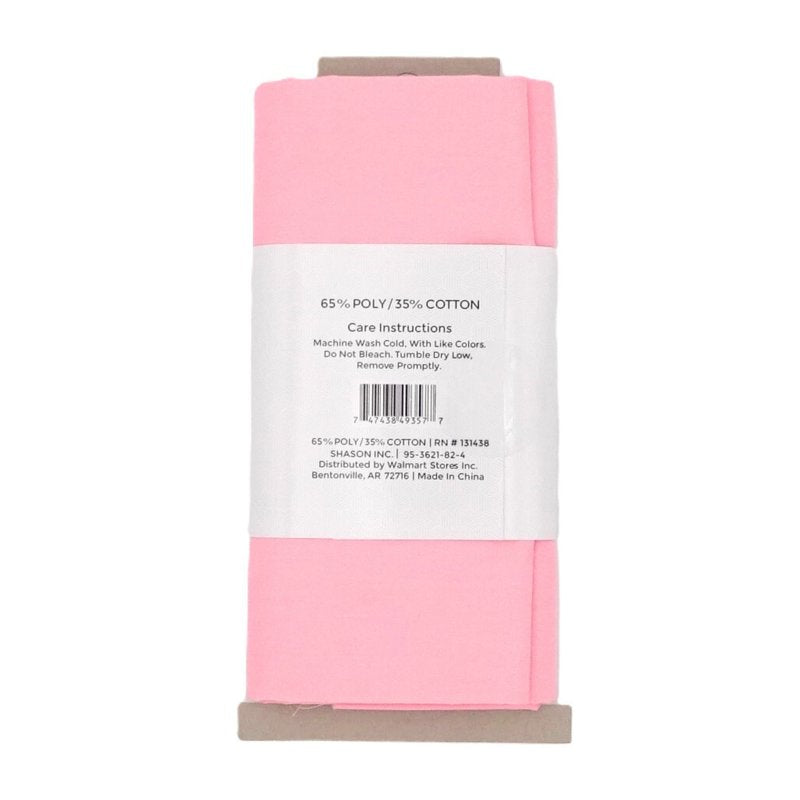 Poly Cotton Fabric 2 Yard Cut Pink for Quilting & Craft Projects - 44" Wide