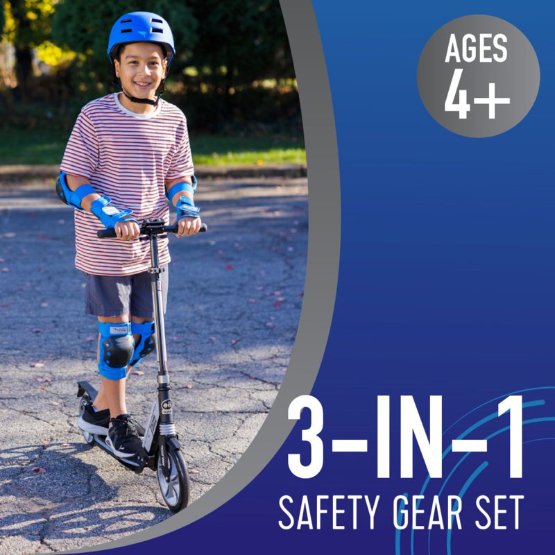 Sports Protection Set for Kids & Adults - Knee, Elbow & Wrist Pads, Unisex, Multi-Sport Safety Gear