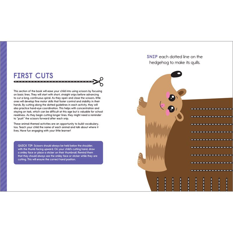 Preschool Scissor Skills Workbook for Kids Ages 3-5 - Cut, Paste & Fine Motor Practice