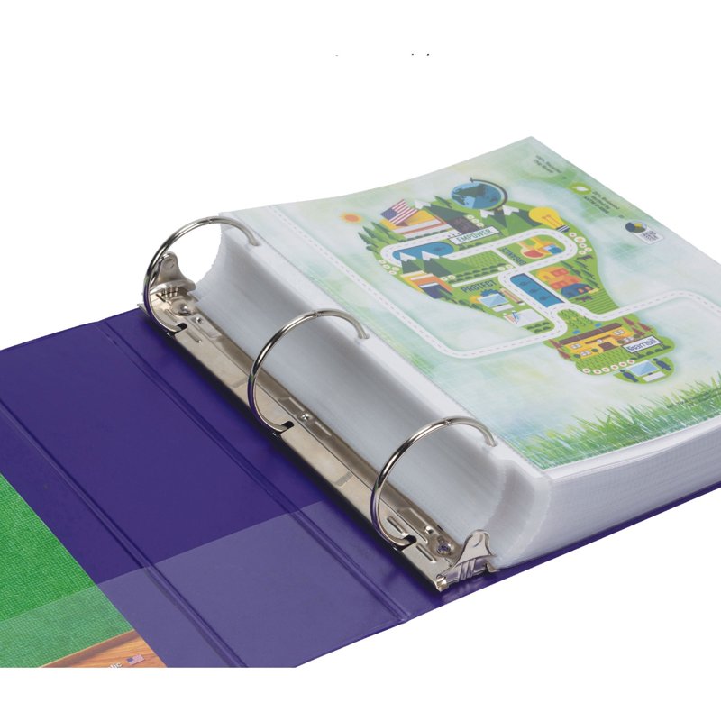Plant-Based 3-Inch 3 Ring View Binder - Durable Eco-Friendly Office & School Organizer
