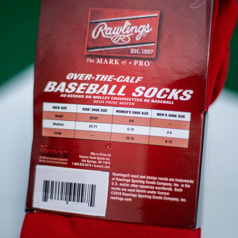 Adult Over-The-Calf Baseball Socks - Cushioned Breathable Team Socks