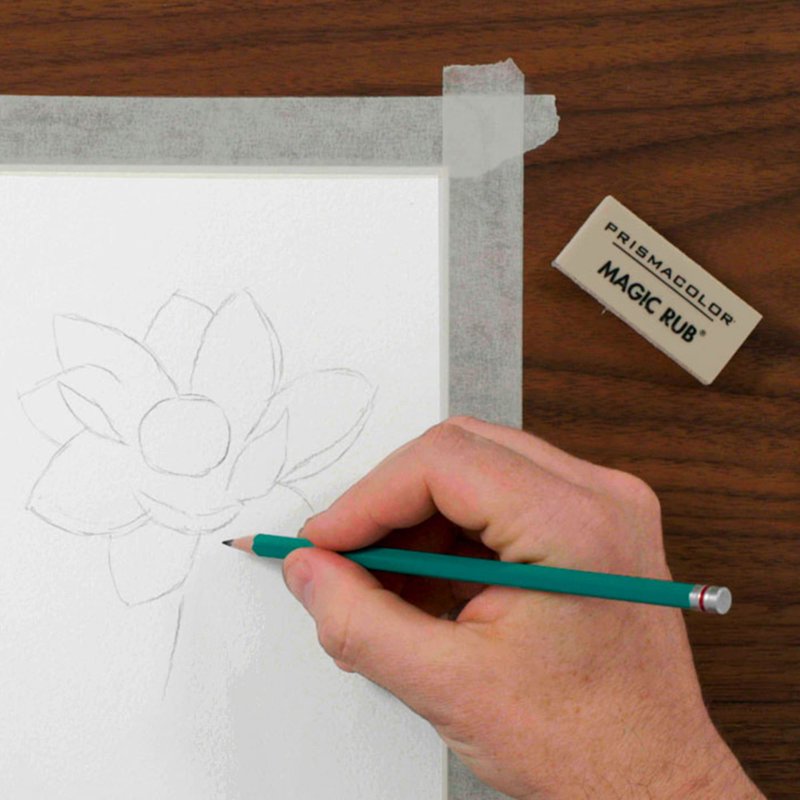 Vinyl Erasers 12 Pack for Artists and Students - Soft, Clean Erasing