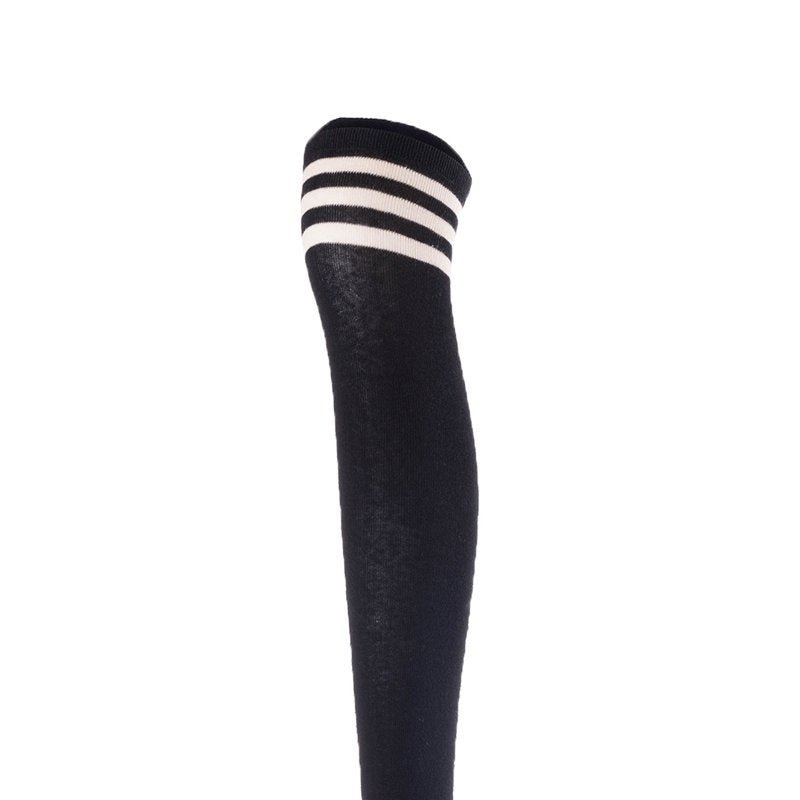 Over Knee High Cotton Boot Socks Pack of 5 - Casual Thigh High Stockings for Women & Teens