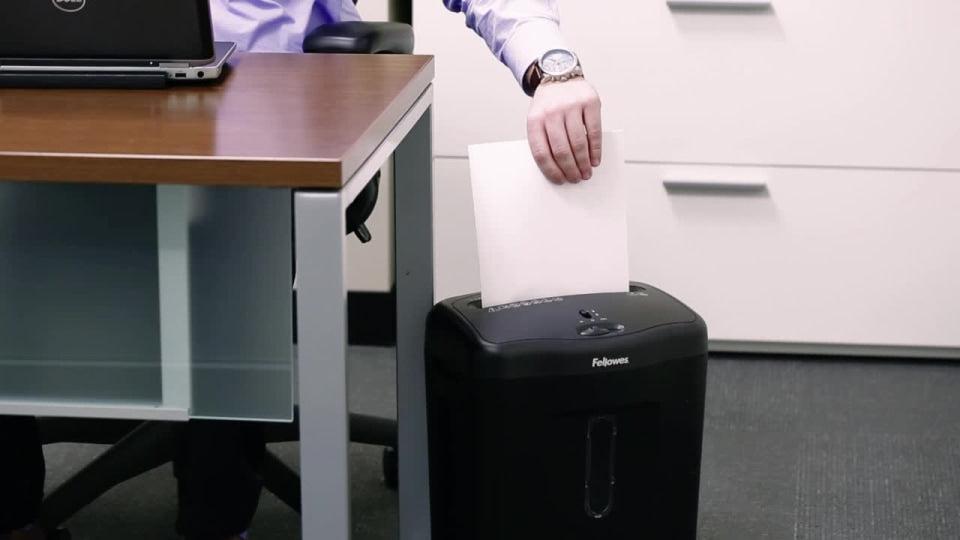 Cross-Cut Paper Shredder 11 Sheets, 4.8-Gallon Bin, Safety Lock, Black