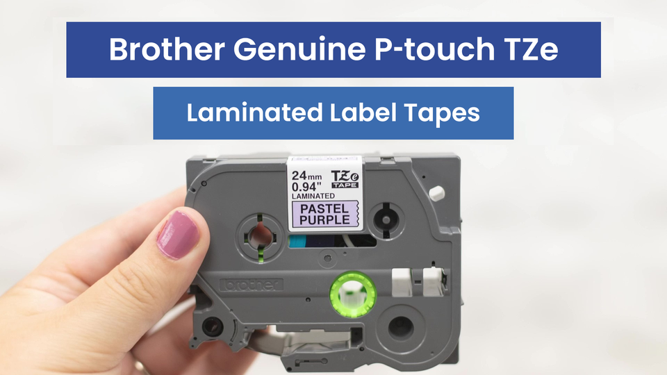 Brother Laminated Label Tape 18mm x 8m for P-touch Label Makers