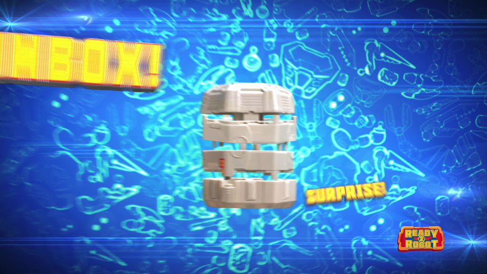 Robot Collectible Toy with Slime Squad Style 2 - Build & Battle
