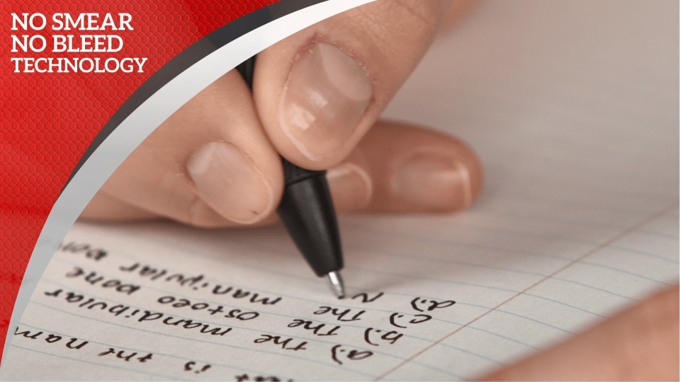 Retractable Gel Pen 0.5mm Fine Black Ink - Dozen, Smooth Writing