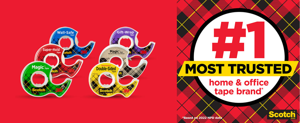 Double-Sided Tape Clear 0.50 x 1296 Inches - Pack of 2 for Mounting & Crafting