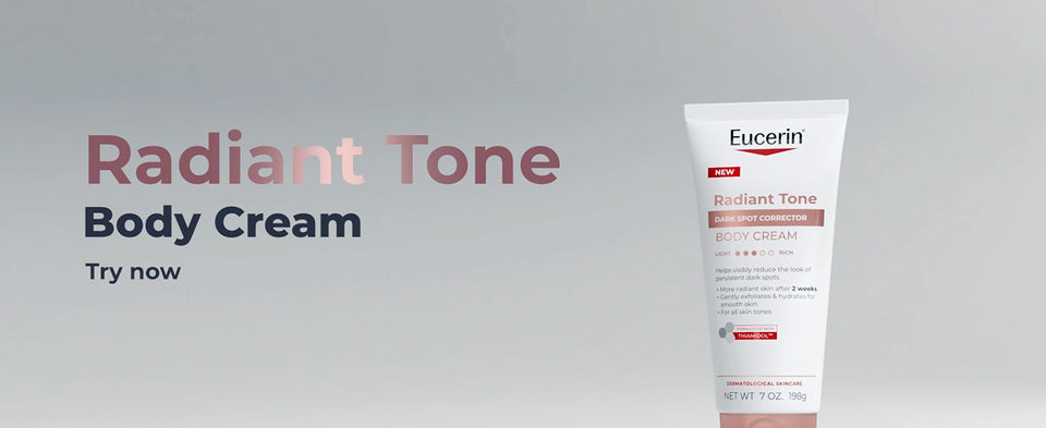 Eucerin Radiant Tone Dark Spot Corrector Body Cream 7oz - Hydrating & Exfoliating