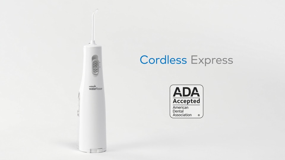 Portable Water Flosser with 2 Tips, 2 Settings, Battery Operated, Waterproof