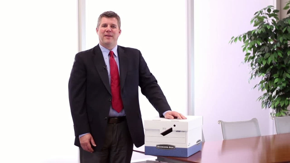 Bankers Box Presto Heavy-Duty Storage Boxes with Locking Lift-Off Lids, Letter/Legal Size