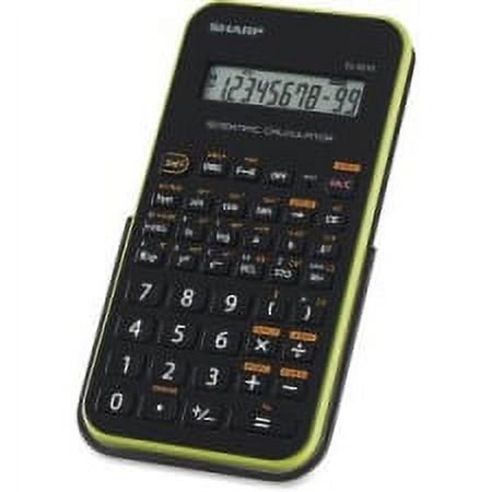 Scientific Calculator with Hard Case - Sharp EL-501XBGR, 131 Functions for Math & Science