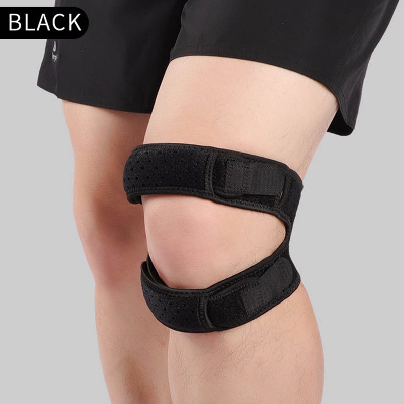 Sport Knee Support Brace with Patella Stabilizer - Anti-Slip Compression for Fitness & Running