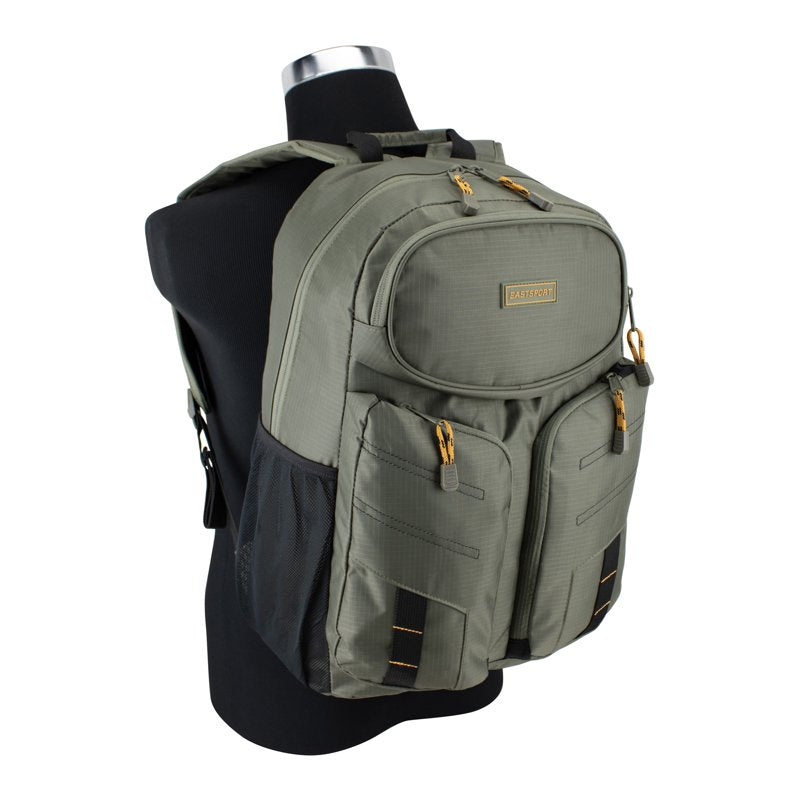 Unisex 18.5-Inch Cyclone Sport Backpack - Military Green, Water-Resistant