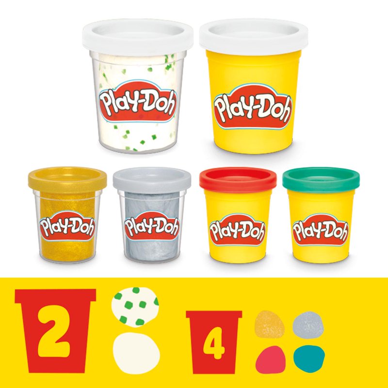 Play-Doh Dentist Playset with 8 Modeling Cans and 10 Dental Tools for Kids 3+