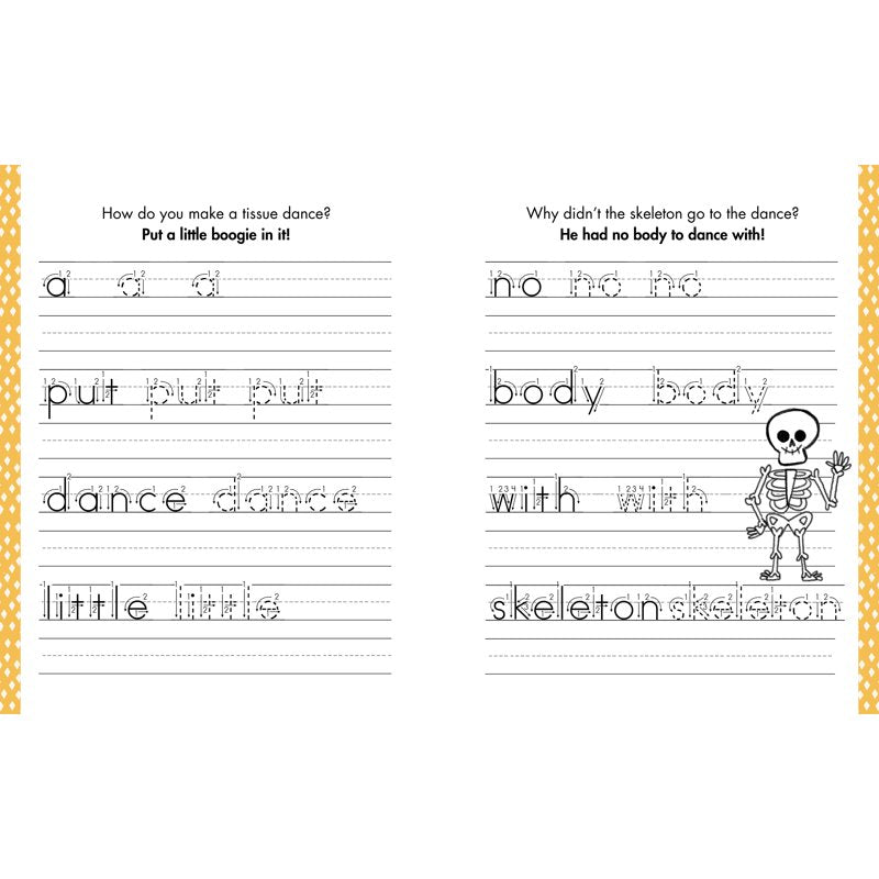 Kids Handwriting Practice Workbook with Jokes and Riddles - Learn to Print