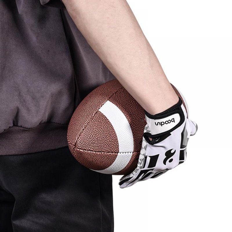Youth Football Gloves Silicone Grip Receiver Gloves for Kids with Super Stick Ability