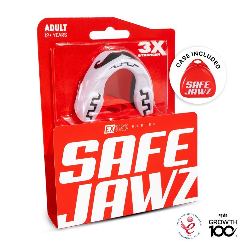 Sports Mouth Guard with Case - Dual Layer Impact Protection for Adults & Youth