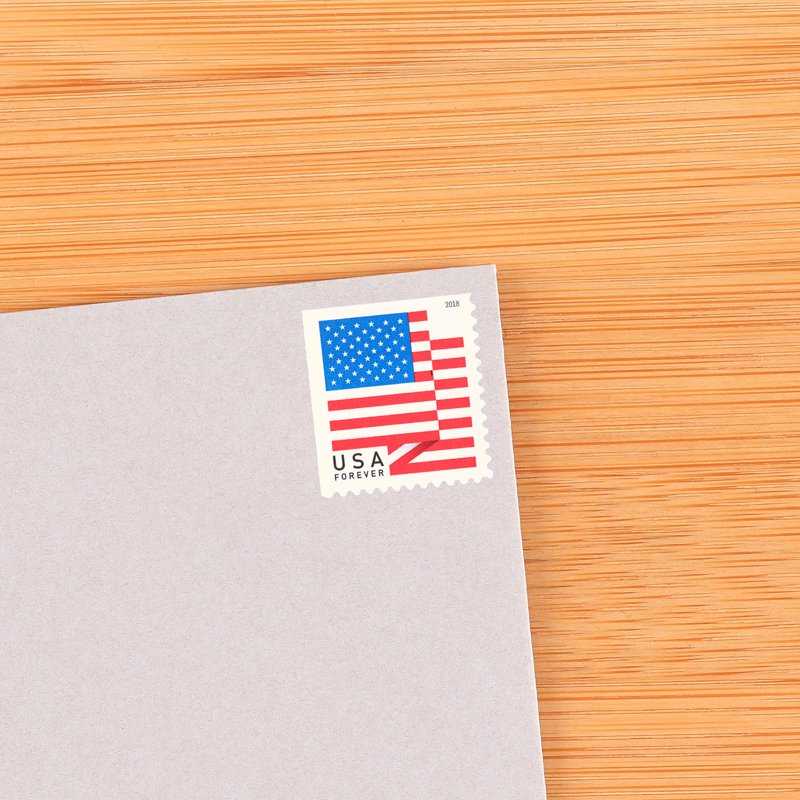 USPS 2018 Forever U.S. Flag Postage Stamps Book of 20 - American Flag Collectible