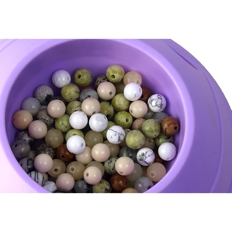 Natural Stone Beading Set 720 Pieces - 24 Styles 6mm Jewelry Making Supplies
