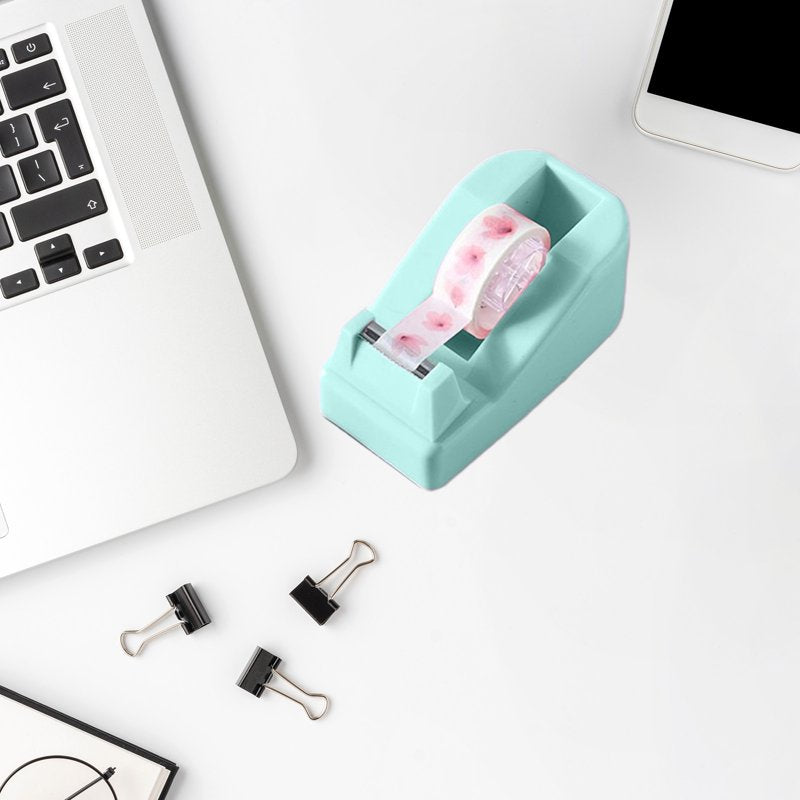 Heavy Duty Desktop Tape Dispenser with Non-Skid Base for Office & Retail Packaging