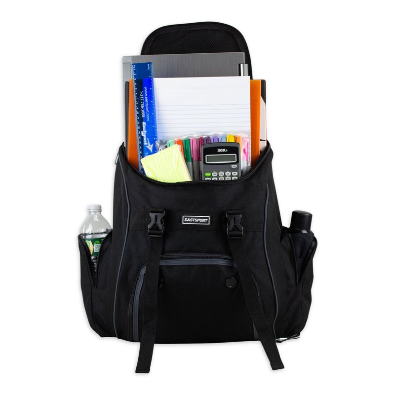 Unisex Oversized Laptop Backpack with Multiple Pockets and Padded Straps