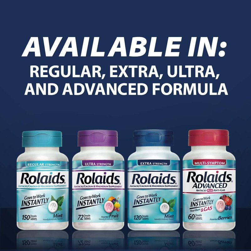 Multipack Chewable Antacid Tablets for Heartburn Relief - Mint Flavor