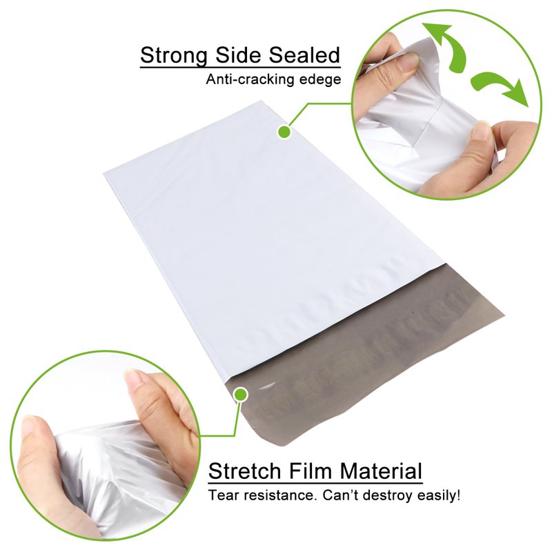 10x13 Inch Poly Mailers Shipping Bags Self Seal Waterproof & Puncture Proof