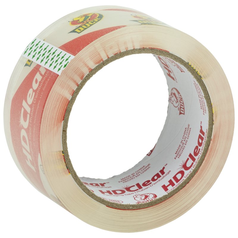 Duck HD Clear Heavy Duty Packing Tape 1.88 in. x 54.6 yd. - 6 Rolls