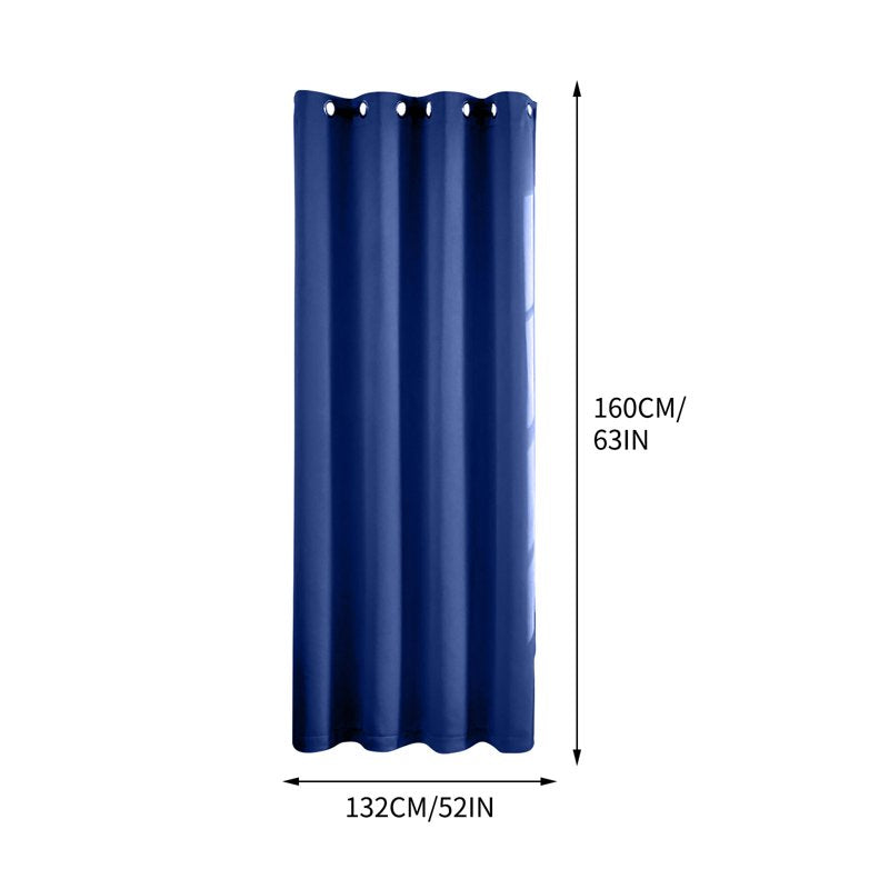 Blackout Thermal Insulated Curtains for Bedroom & Home Theater - Noise Reducing Room Darkening Drapes