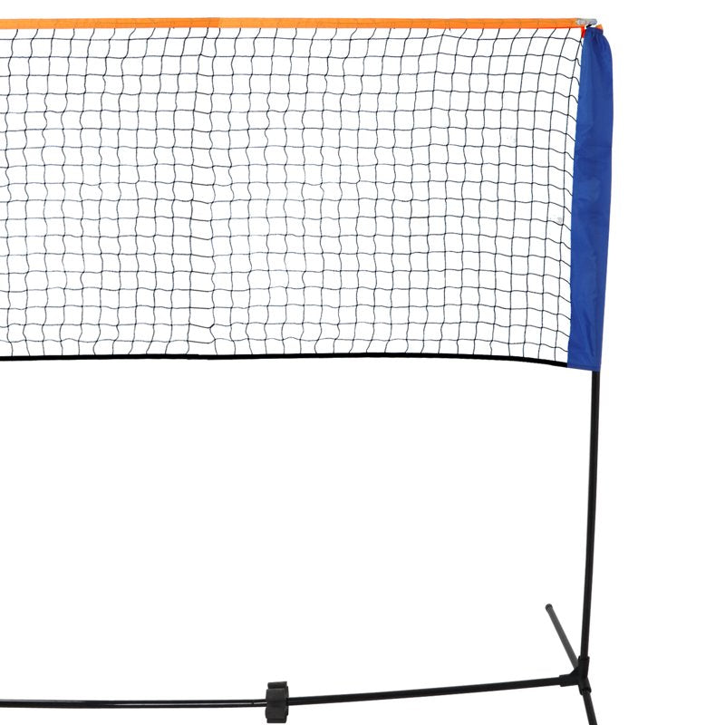 Portable Badminton Net Set 10x5ft with Adjustable Height for Outdoor Games - Includes Carry Case
