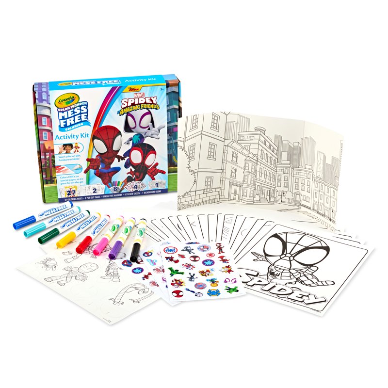 Spiderman Color Wonder Mess-Free Coloring Set for Kids & Toddlers