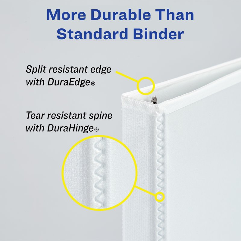 3-Inch Ring Binder with 8 Tab Dividers Office Supplies Set