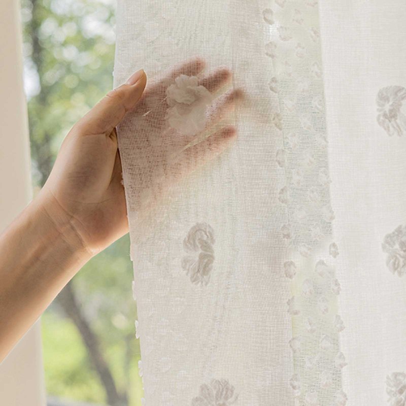 Lightweight Semi-Sheer Curtains for Living Room and Bedroom - Multiple Colors