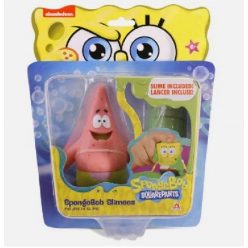SpongeBob Patrick Figure with Nickelodeon Slime - 3 Inch Toy Playset