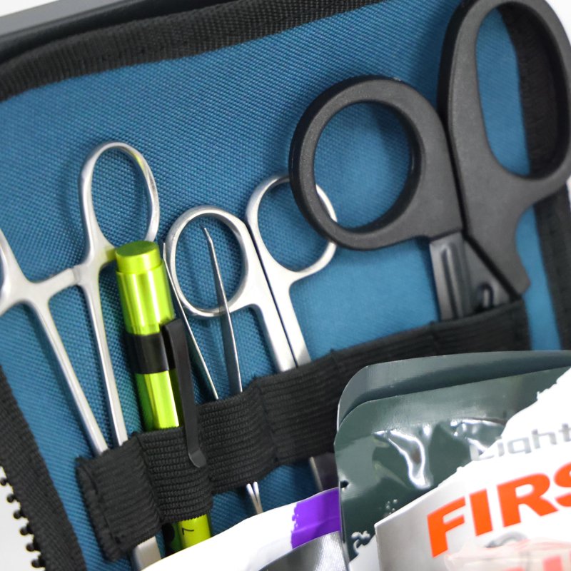 Compact Trauma First Responder EMS Bag with Standard Fill Kit - Multiple Colors