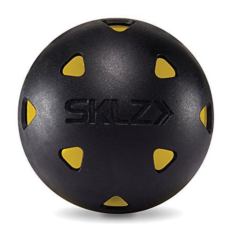 Impact Golf Balls - Yellow & Black Regulation Size 12 Pack for Practice