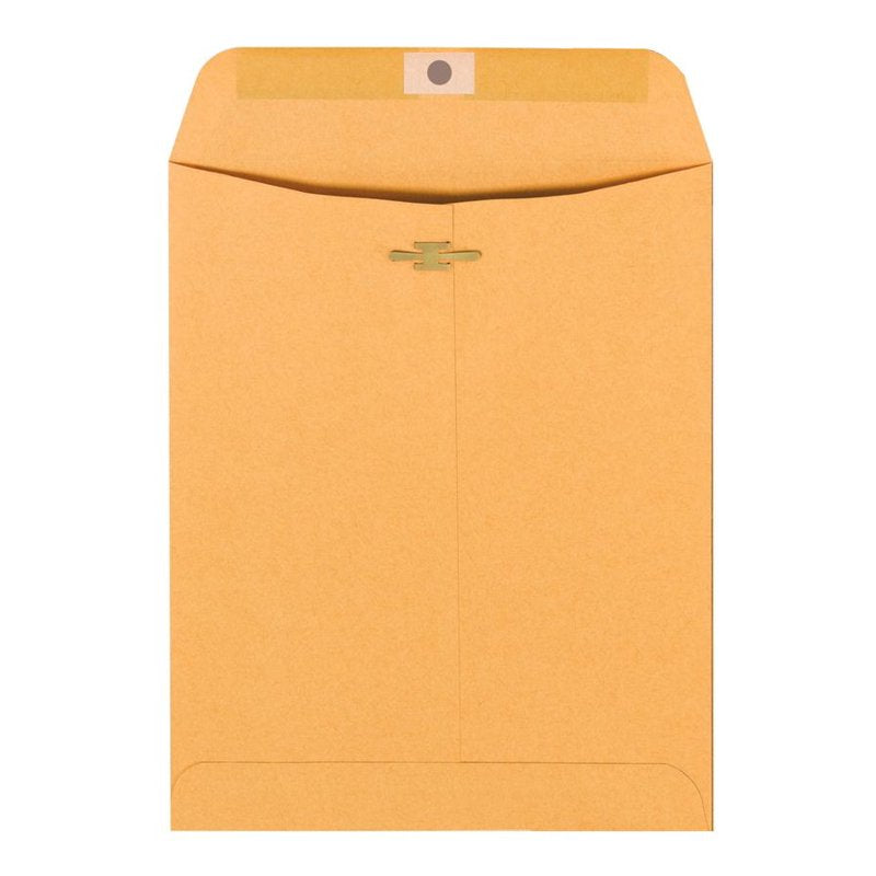 Clasp Envelopes 9.5 x 12.5 Inches Brown Box of 100 Office Depot