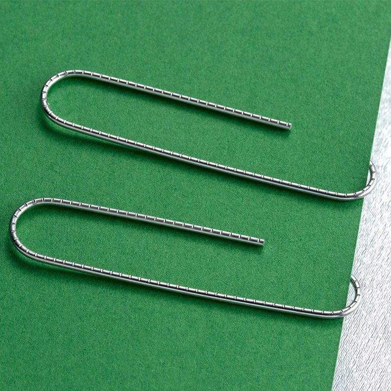 Large Silver Jumbo Paper Clips 2 Inch, Rust-Resistant Office Supplies